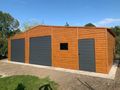 Garage 12x7 m Goldene Eiche Tor Grafit - Gartenh�user & Pavillons - Bild 3