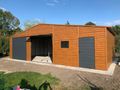 Garage 12x7 m Goldene Eiche Tor Grafit - Gartenh�user & Pavillons - Bild 4