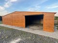 Garage 12x8 m Goldene Eiche Trapezblech - Gartenh�user & Pavillons - Bild 3
