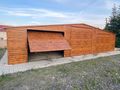 Garage 12x8 m Goldene Eiche Trapezblech - Gartenh�user & Pavillons - Bild 5