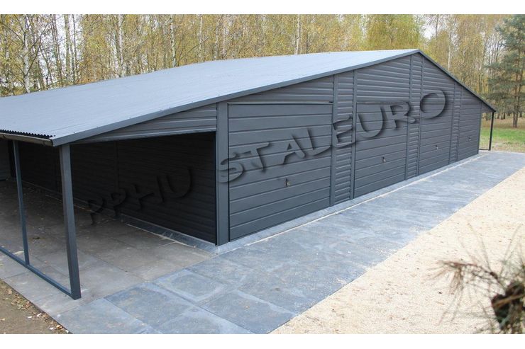 Garage 15x6 Graphit �berdachung 2 5 m - Gartenh�user & Pavillons - Bild 1