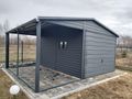 Garage 3x4 m Unterstand 3x4 m Farbe Graphit - Gartenh�user & Pavillons - Bild 2