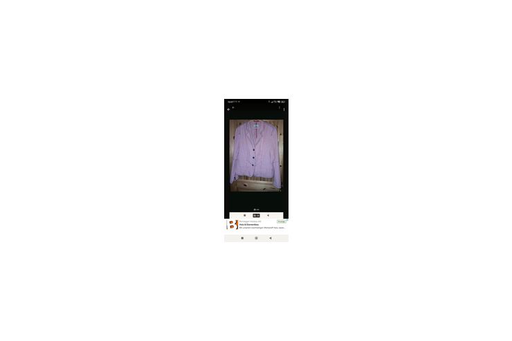 Blazer rot gestreift 44 - Gr��en 44-46 / L - Bild 1