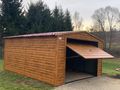 Garage 4x6 m Farbe Holzoptik Goldene Eiche - Gartenh�user & Pavillons - Bild 2