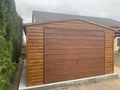 Garage 4x6 m Goldene Eiche Tor Nussbaum - Gartenh�user & Pavillons - Bild 3