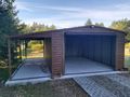 Garage 4x6 m Goldene Eiche 2 m Unterstand - Gartenh�user & Pavillons - Bild 1