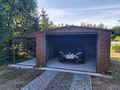 Garage 4x6 m Goldene Eiche 2 m Unterstand - Gartenh�user & Pavillons - Bild 3