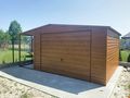 Garage 4x6 m Goldene Eiche 2 m Unterstand - Gartenh�user & Pavillons - Bild 4