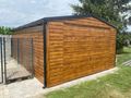 Garage 4x7 m Holzoptik Goldene Eiche - Gartenh�user & Pavillons - Bild 1