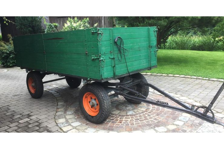 Sch�ner Zweiachs Anh�nger Traktoranh�nger - Transportanh�nger - Bild 1