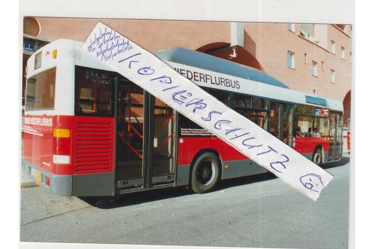 Altes Foto Niederflur Bus Wien Gr�f u Stift - Antiquit�ten, Sammeln & Kunstwerke - Bild 1