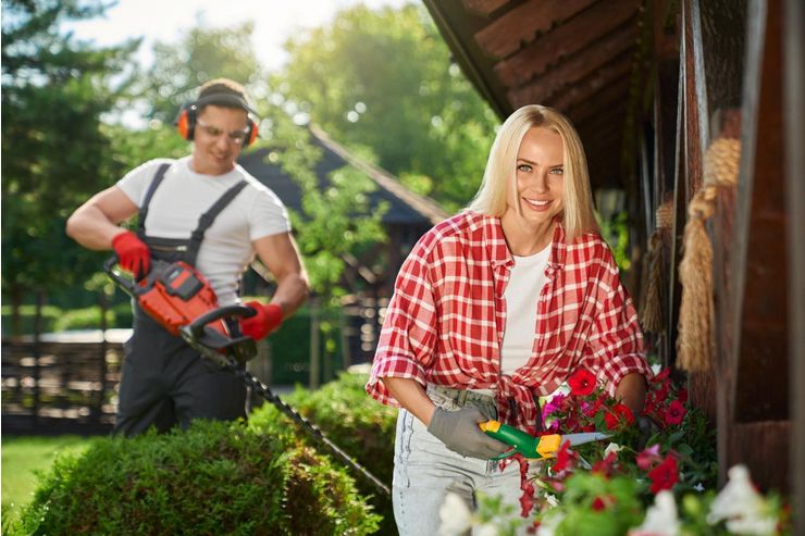 Professionelle Gartenpflege - Gartendekoraktion - Bild 1