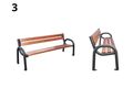 Parkbank Gartenbank Sitzbank 100 220 cm - B�nke - Bild 4