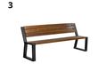 Gartenbank Parkbank Bank Modern 100 200cm - B�nke - Bild 4
