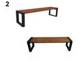 Gartenbank Parkbank Bank Modern 100 200cm - B�nke - Bild 3
