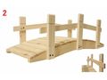 Holzbr�cke Holzsteg Gartenbr�cke Deko - Teich & Brunnen - Bild 3