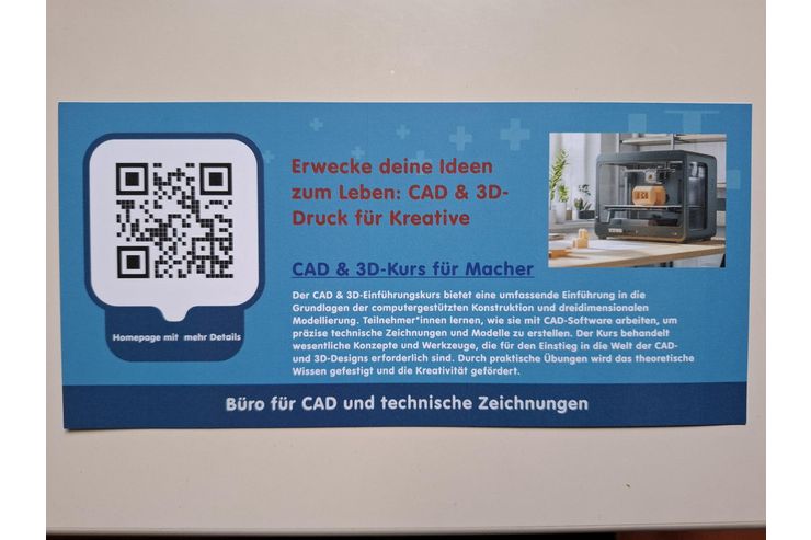 CAD 3D Druck lernen Entwerfe digital - PC & Multimedia - Bild 1