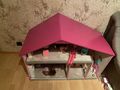 Gro�es pinkes Puppenhaus Holz - Puppenh�user & -m�bel - Bild 3