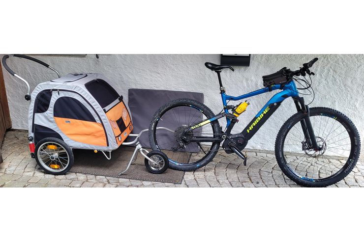 EMTB Hundeanhaenger - Mountainbikes & Trekkingr�der - Bild 1