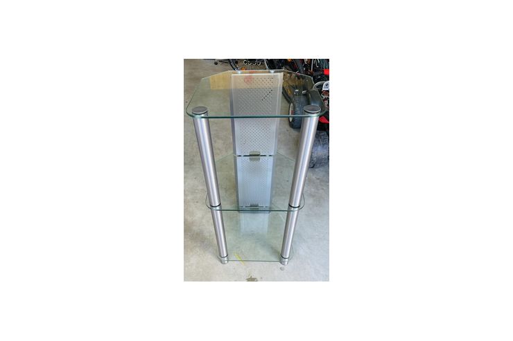 Hifi Rack Glas Regal - TV & Hi-Fi M�bel - Bild 1