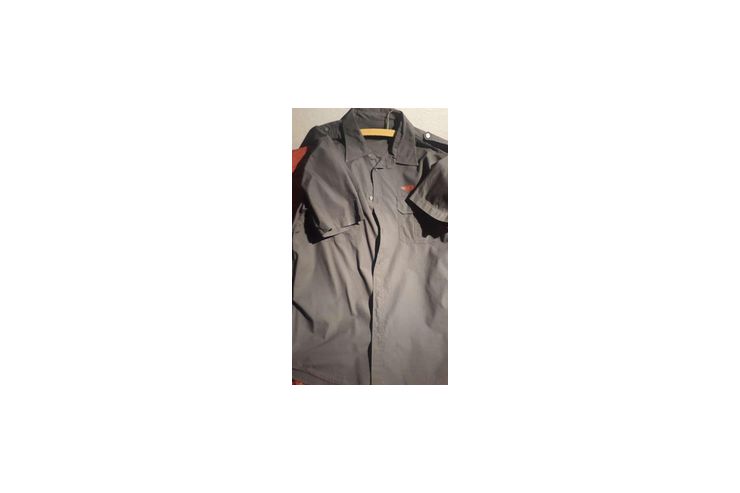 Hemd grau kurz�rmelig XL - W43-W44 / 56-58 / XL - Bild 1