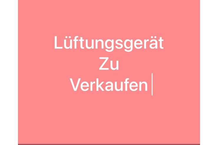L�ftungsger�t HEIZ B�SCH - K�hltechnik - Bild 1