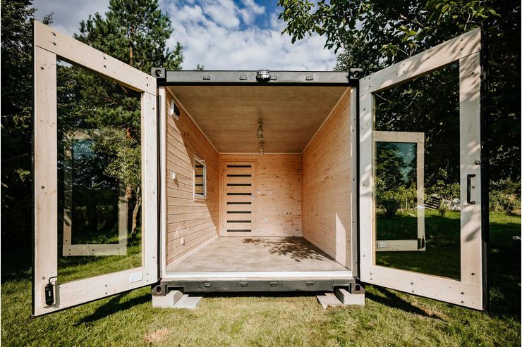 Kleines Haus Gartenhaus B�ro Container - Baustoffe & Hausbau - Bild 1