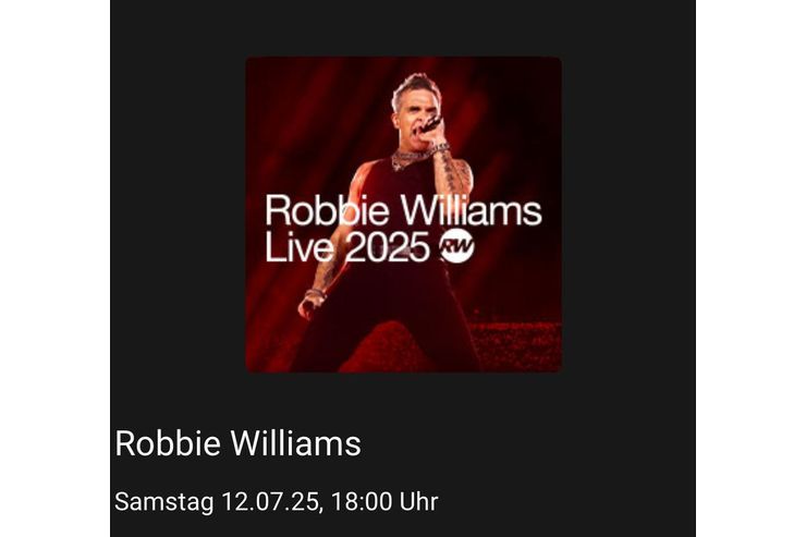 Robbie Williams 12 07 2025 Wien LIVE - Musik, Filme & Serien - Bild 1
