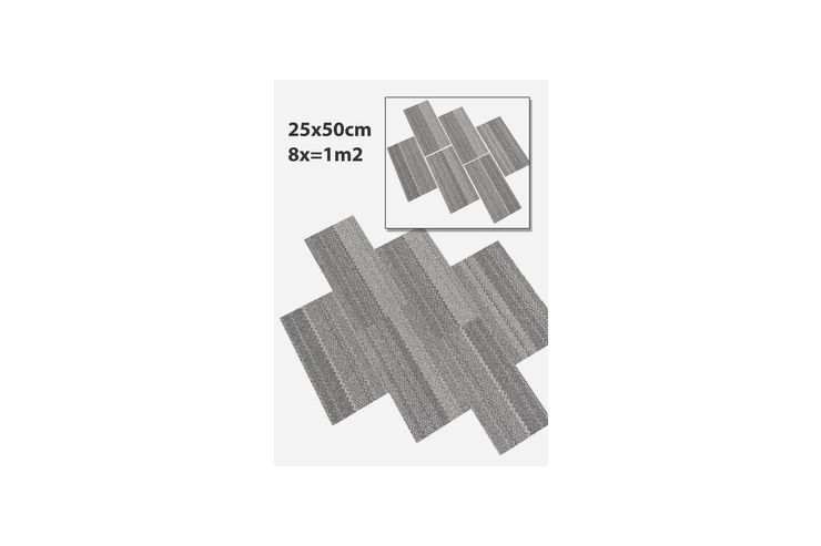 25 cm x 50 cm gro�e Teppichfliesen 1 25 - Teppiche - Bild 1