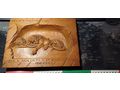 AntikeHolzschnitzerei SterbenderL�we Luzern - Holzbilder - Bild 2