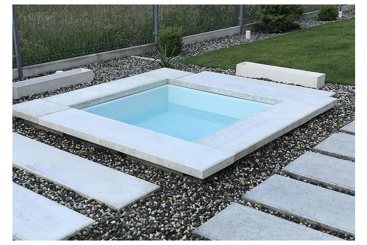 GFK Rechteckbecken - Gartendekoraktion - Bild 1