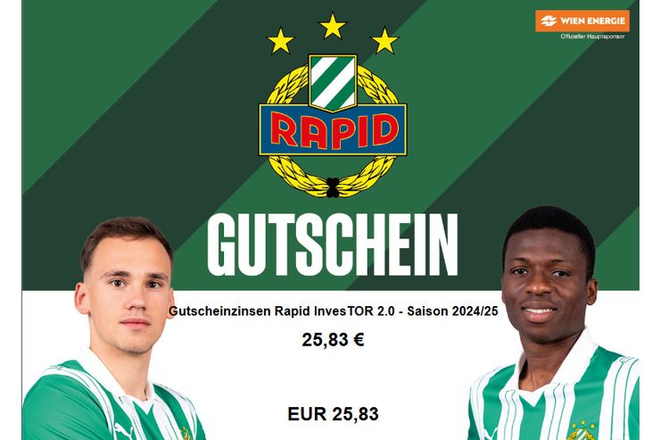 SK Rapid Gutschein - Sport - Bild 1