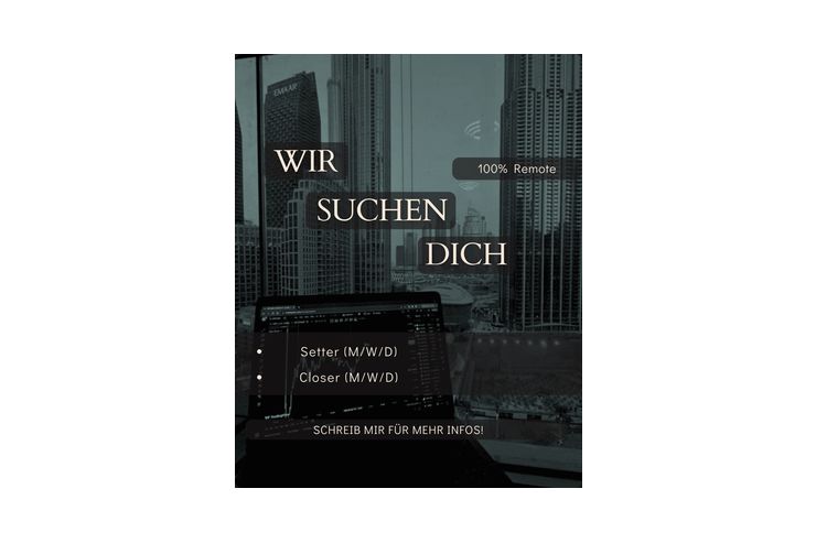 Starte Setter Closer - Jobs - Bild 1