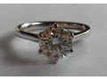 Luxus Ring 950er Platin 2 Karat Brillant - Ringe - Bild 2