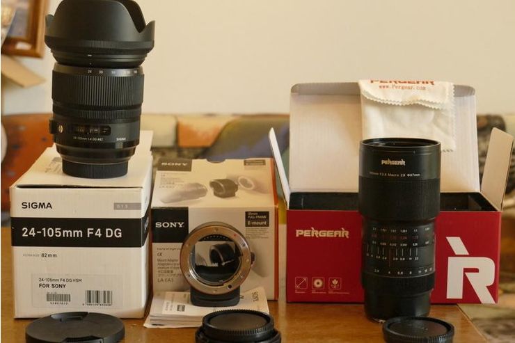 Sigma 24 105mm Pergear 100mm Makro - Objektive, Filter & Zubeh�r - Bild 1
