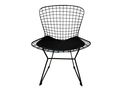Wire chair stuhl ALL BLACK schwarz lackiertem - St�hle & Sitzb�nke - Bild 2