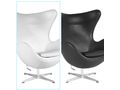 Sessel design Egg chair kunstleder farbe - Sofas & Sitzm�bel - Bild 1
