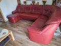 Sitzgruppe Lederbank gebraucht Farbe Ziegelrot - Sofas & Sitzm�bel - Bild 3