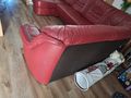 Sitzgruppe Lederbank gebraucht Farbe Ziegelrot - Sofas & Sitzm�bel - Bild 5