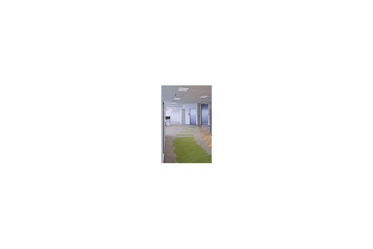 gr�ne 25 m x 100 cm Teppichfliesen Interface - Teppiche - Bild 1