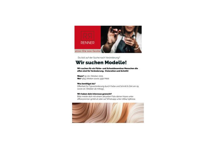 WIR SUCHEN MODELLE - Sch�nheit & Wohlbefinden - Bild 1
