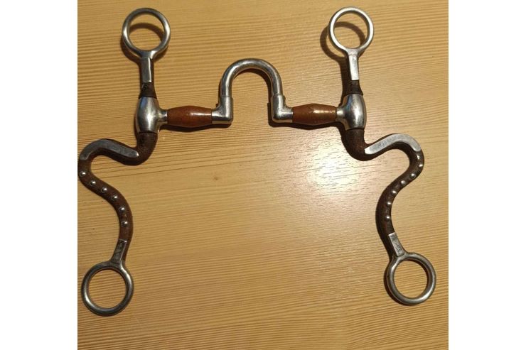 Correction Bit Kupfer Western Kandare - Z�gel, Halfter, Z�ume & Geschirre - Bild 1