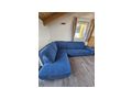 Blaue Textil Eckcouch Schlaffunktion - Sofas & Sitzm�bel - Bild 1