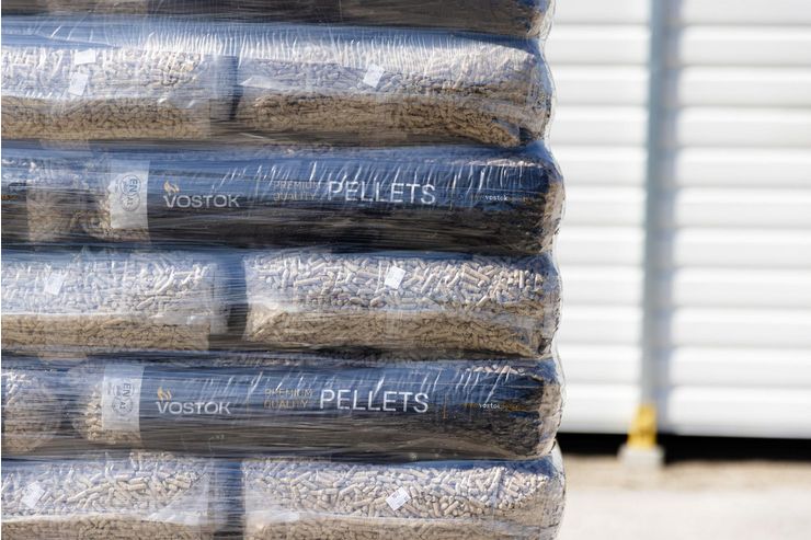 Buche Eiche 25 33 50 halbtrocken RUF Pellets - Brennholz & Pellets - Bild 1