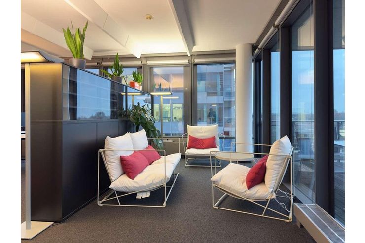 Lounge Set Sofa 2 Sesseln Tisch - B�ro & Arbeitszimmer - Bild 1