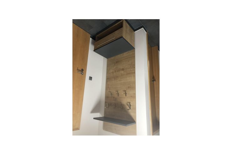 3 Teilige Garderobe Kommode Spiegel Paneel - Kompletteinrichtungen - Bild 1